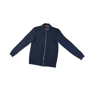 Ted Baker London Men's Full Zip Navy Jacket Long Sleeves Men’s Size 3 Pockets